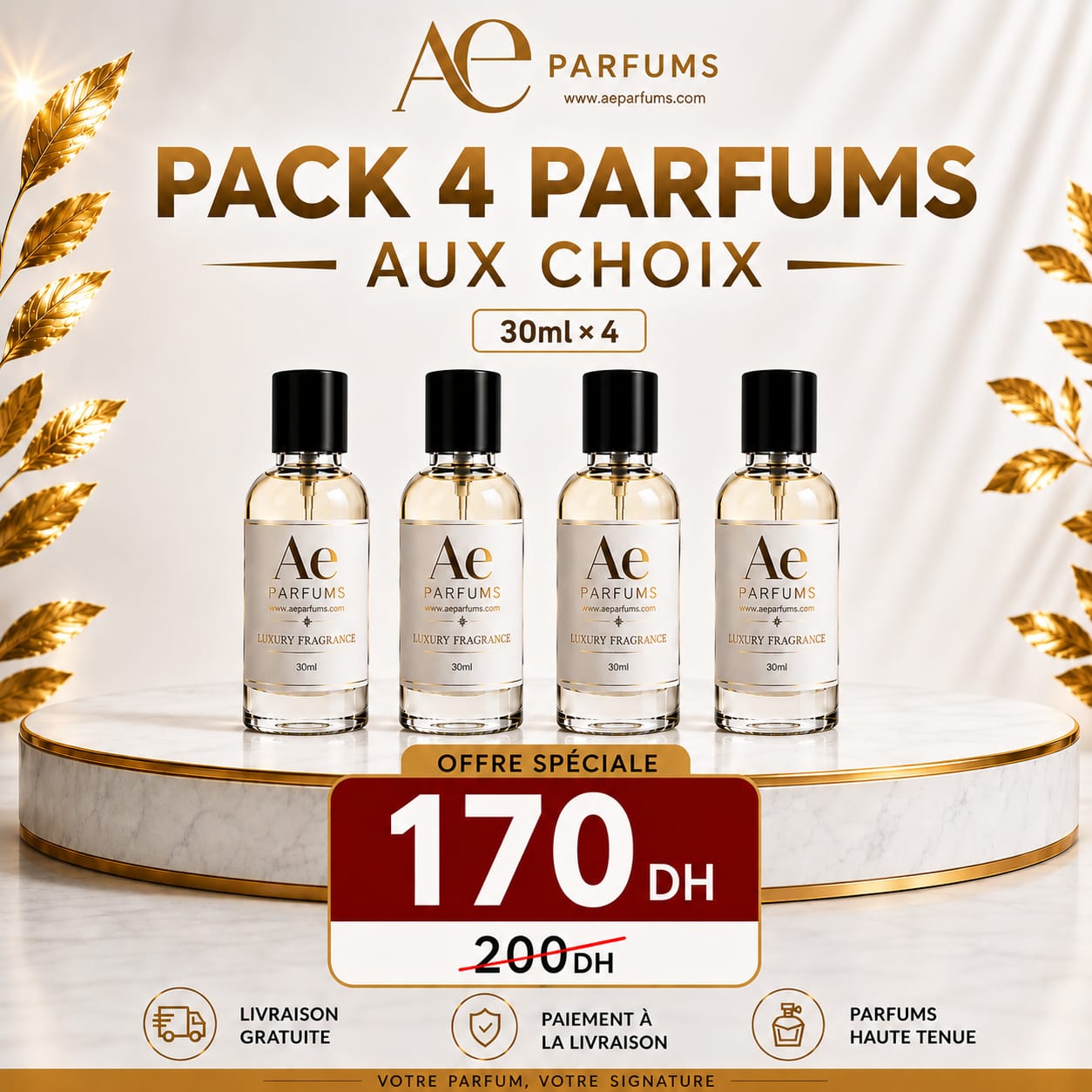 Pack 4 Parfums Ae Parfums 30ml