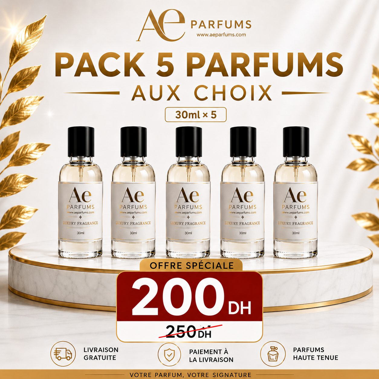 Pack 5 Parfums Ae Parfums 30ml